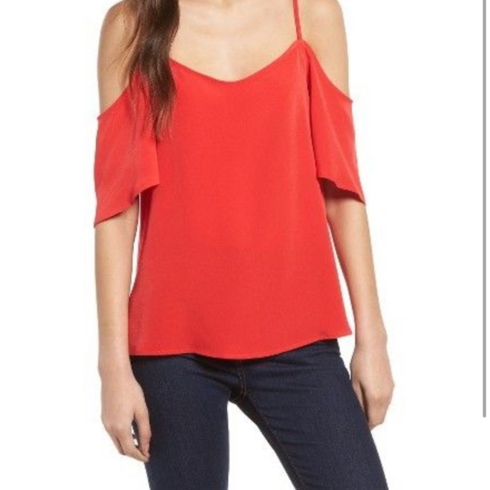 NWT BP Nordstrom Cold Shoulder Top - Picture 8 of 8